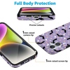 image:imageCasely iPhone 14 Case  Falling for You  Plum Floral  Compatible with MagSafe  Classic Ultra Slim DesignMidnight Flight  Celestial Bats