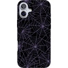 image:imageCasely iPhone 14 Case  Falling for You  Plum Floral  Compatible with MagSafe  Classic Ultra Slim DesignMidnight Web  Spider Web