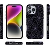 image:imageCasely iPhone 14 Case  Falling for You  Plum Floral  Compatible with MagSafe  Classic Ultra Slim DesignMidnight Web  Spider Web