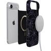 image:imageCasely iPhone 14 Case  Falling for You  Plum Floral  Compatible with MagSafe  Classic Ultra Slim DesignMidnight Web  Spider Web