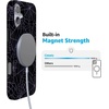 image:imageCasely iPhone 14 Case  Falling for You  Plum Floral  Compatible with MagSafe  Classic Ultra Slim DesignMidnight Web  Spider Web