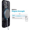 image:imageCasely iPhone 14 Case  Falling for You  Plum Floral  Compatible with MagSafe  Classic Ultra Slim DesignMidnight Web  Spider Web