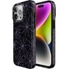 image:imageCasely iPhone 14 Case  Falling for You  Plum Floral  Compatible with MagSafe  Classic Ultra Slim DesignMidnight Web  Spider Web