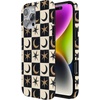 image:imageCasely iPhone 14 Case  Falling for You  Plum Floral  Compatible with MagSafe  Classic Ultra Slim DesignMystic Moonstar  Black Celestial