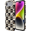 image:imageCasely iPhone 14 Case  Falling for You  Plum Floral  Compatible with MagSafe  Classic Ultra Slim DesignMystic Moonstar  Black Celestial