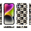 image:imageCasely iPhone 14 Case  Falling for You  Plum Floral  Compatible with MagSafe  Classic Ultra Slim DesignMystic Moonstar  Black Celestial
