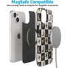 image:imageCasely iPhone 14 Case  Falling for You  Plum Floral  Compatible with MagSafe  Classic Ultra Slim DesignMystic Moonstar  Black Celestial
