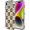 image:imageCasely iPhone 14 Case  Falling for You  Plum Floral  Compatible with MagSafe  Classic Ultra Slim DesignMystic Moonstar  Green Celestial