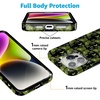 image:imageCasely iPhone 14 Case  Falling for You  Plum Floral  Compatible with MagSafe  Classic Ultra Slim DesignMystic Moths  Green Twilight