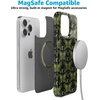 image:imageCasely iPhone 14 Case  Falling for You  Plum Floral  Compatible with MagSafe  Classic Ultra Slim DesignMystic Moths  Green Twilight