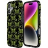 image:imageCasely iPhone 14 Case  Falling for You  Plum Floral  Compatible with MagSafe  Classic Ultra Slim DesignMystic Moths  Green Twilight