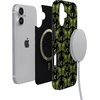 image:imageCasely iPhone 14 Case  Falling for You  Plum Floral  Compatible with MagSafe  Classic Ultra Slim DesignMystic Moths  Green Twilight