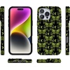 image:imageCasely iPhone 14 Case  Falling for You  Plum Floral  Compatible with MagSafe  Classic Ultra Slim DesignMystic Moths  Green Twilight