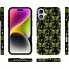 image:imageCasely iPhone 14 Case  Falling for You  Plum Floral  Compatible with MagSafe  Classic Ultra Slim DesignMystic Moths  Green Twilight