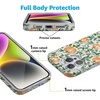 image:imageCasely iPhone 14 Case  Falling for You  Plum Floral  Compatible with MagSafe  Classic Ultra Slim DesignPumpkin Patch  Green Vines
