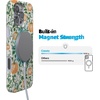 image:imageCasely iPhone 14 Case  Falling for You  Plum Floral  Compatible with MagSafe  Classic Ultra Slim DesignPumpkin Patch  Green Vines