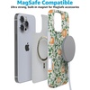 image:imageCasely iPhone 14 Case  Falling for You  Plum Floral  Compatible with MagSafe  Classic Ultra Slim DesignPumpkin Patch  Green Vines