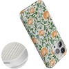 image:imageCasely iPhone 14 Case  Falling for You  Plum Floral  Compatible with MagSafe  Classic Ultra Slim DesignPumpkin Patch  Green Vines