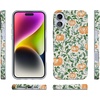 image:imageCasely iPhone 14 Case  Falling for You  Plum Floral  Compatible with MagSafe  Classic Ultra Slim DesignPumpkin Patch  Green Vines