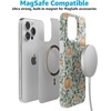 image:imageCasely iPhone 14 Case  Falling for You  Plum Floral  Compatible with MagSafe  Classic Ultra Slim DesignPumpkin Patch  Green Vines