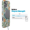 image:imageCasely iPhone 14 Case  Falling for You  Plum Floral  Compatible with MagSafe  Classic Ultra Slim DesignPumpkin Patch  Green Vines