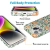image:imageCasely iPhone 14 Case  Falling for You  Plum Floral  Compatible with MagSafe  Classic Ultra Slim DesignPumpkin Patch  Green Vines