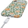 image:imageCasely iPhone 14 Case  Falling for You  Plum Floral  Compatible with MagSafe  Classic Ultra Slim DesignPumpkin Patch  Green Vines