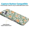 image:imageCasely iPhone 14 Case  Falling for You  Plum Floral  Compatible with MagSafe  Classic Ultra Slim DesignPumpkin Patch  Green Vines