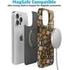 image:imageCasely iPhone 14 Case  Falling for You  Plum Floral  Compatible with MagSafe  Classic Ultra Slim DesignSmall Town Magic  Fall Faves