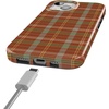 image:imageCasely iPhone 14 Case  Falling for You  Plum Floral  Compatible with MagSafe  Classic Ultra Slim DesignSpiced Chai  Fall Plaid