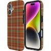 image:imageCasely iPhone 14 Case  Falling for You  Plum Floral  Compatible with MagSafe  Classic Ultra Slim DesignSpiced Chai  Fall Plaid
