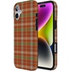 image:imageCasely iPhone 14 Case  Falling for You  Plum Floral  Compatible with MagSafe  Classic Ultra Slim DesignSpiced Chai  Fall Plaid