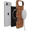 image:imageCasely iPhone 14 Case  Falling for You  Plum Floral  Compatible with MagSafe  Classic Ultra Slim DesignSpiced Chai  Fall Plaid