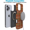 image:imageCasely iPhone 14 Case  Falling for You  Plum Floral  Compatible with MagSafe  Classic Ultra Slim DesignSpiced Chai  Fall Plaid