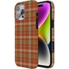 image:imageCasely iPhone 14 Case  Falling for You  Plum Floral  Compatible with MagSafe  Classic Ultra Slim DesignSpiced Chai  Fall Plaid