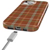 image:imageCasely iPhone 14 Case  Falling for You  Plum Floral  Compatible with MagSafe  Classic Ultra Slim DesignSpiced Chai  Fall Plaid