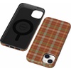 image:imageCasely iPhone 14 Case  Falling for You  Plum Floral  Compatible with MagSafe  Classic Ultra Slim DesignSpiced Chai  Fall Plaid