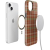 image:imageCasely iPhone 14 Case  Falling for You  Plum Floral  Compatible with MagSafe  Classic Ultra Slim DesignSpiced Chai  Fall Plaid