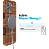 image:imageCasely iPhone 14 Case  Falling for You  Plum Floral  Compatible with MagSafe  Classic Ultra Slim DesignSpiced Chai  Fall Plaid