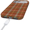 image:imageCasely iPhone 14 Case  Falling for You  Plum Floral  Compatible with MagSafe  Classic Ultra Slim DesignSpiced Chai  Fall Plaid