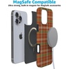 image:imageCasely iPhone 14 Case  Falling for You  Plum Floral  Compatible with MagSafe  Classic Ultra Slim DesignSpiced Chai  Fall Plaid