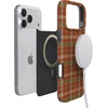 image:imageCasely iPhone 14 Case  Falling for You  Plum Floral  Compatible with MagSafe  Classic Ultra Slim DesignSpiced Chai  Fall Plaid