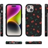 image:imageCasely iPhone 14 Case  Falling for You  Plum Floral  Compatible with MagSafe  Classic Ultra Slim DesignSweet Revenge  Cherry Skulls