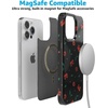 image:imageCasely iPhone 14 Case  Falling for You  Plum Floral  Compatible with MagSafe  Classic Ultra Slim DesignSweet Revenge  Cherry Skulls