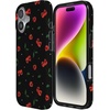 image:imageCasely iPhone 14 Case  Falling for You  Plum Floral  Compatible with MagSafe  Classic Ultra Slim DesignSweet Revenge  Cherry Skulls