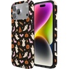 image:imageCasely iPhone 14 Case  Falling for You  Plum Floral  Compatible with MagSafe  Classic Ultra Slim DesignTrick or Treat  Sweet Halloween