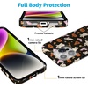 image:imageCasely iPhone 14 Case  Falling for You  Plum Floral  Compatible with MagSafe  Classic Ultra Slim DesignTrick or Treat  Sweet Halloween