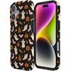 image:imageCasely iPhone 14 Case  Falling for You  Plum Floral  Compatible with MagSafe  Classic Ultra Slim DesignTrick or Treat  Sweet Halloween