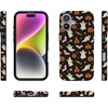 image:imageCasely iPhone 14 Case  Falling for You  Plum Floral  Compatible with MagSafe  Classic Ultra Slim DesignTrick or Treat  Sweet Halloween