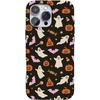 image:imageCasely iPhone 14 Case  Falling for You  Plum Floral  Compatible with MagSafe  Classic Ultra Slim DesignTrick or Treat  Sweet Halloween